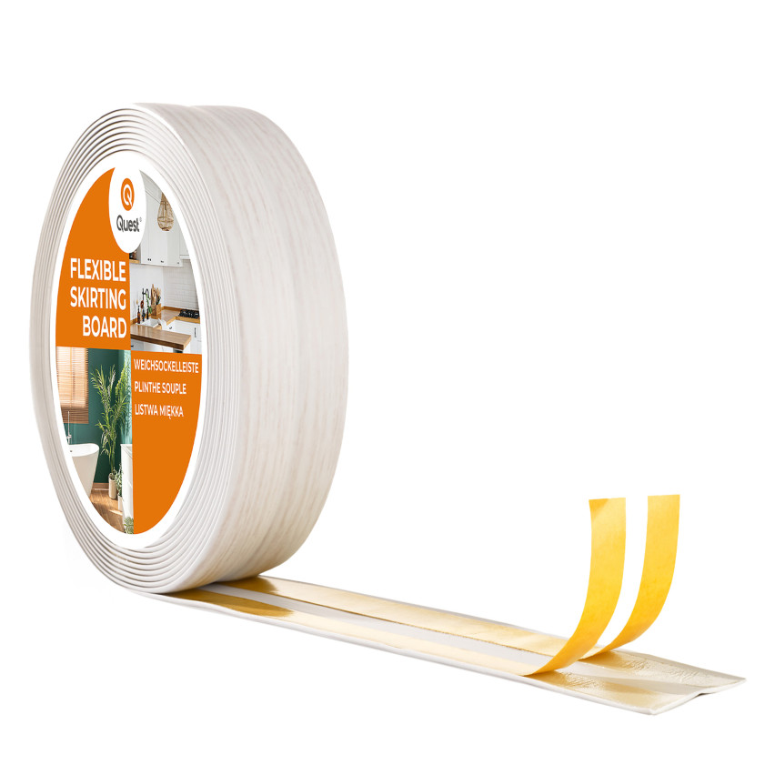 Selbstklebende PVC-Abschlussleiste, birkenfarben