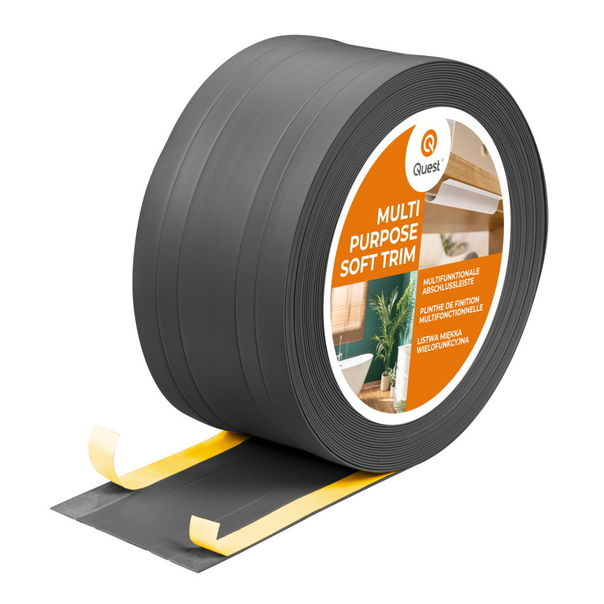 PVC-Multifunktionsleiste 2in1 – Selbstklebendes Abschlussprofil, 110mm