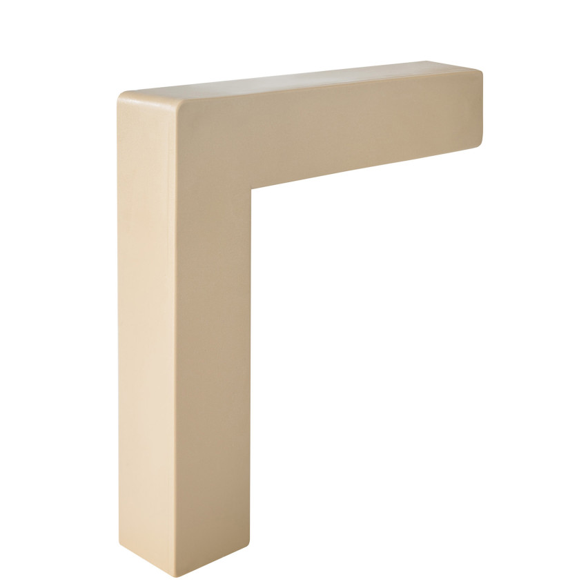 Eckiges Außenelement Z1, beige